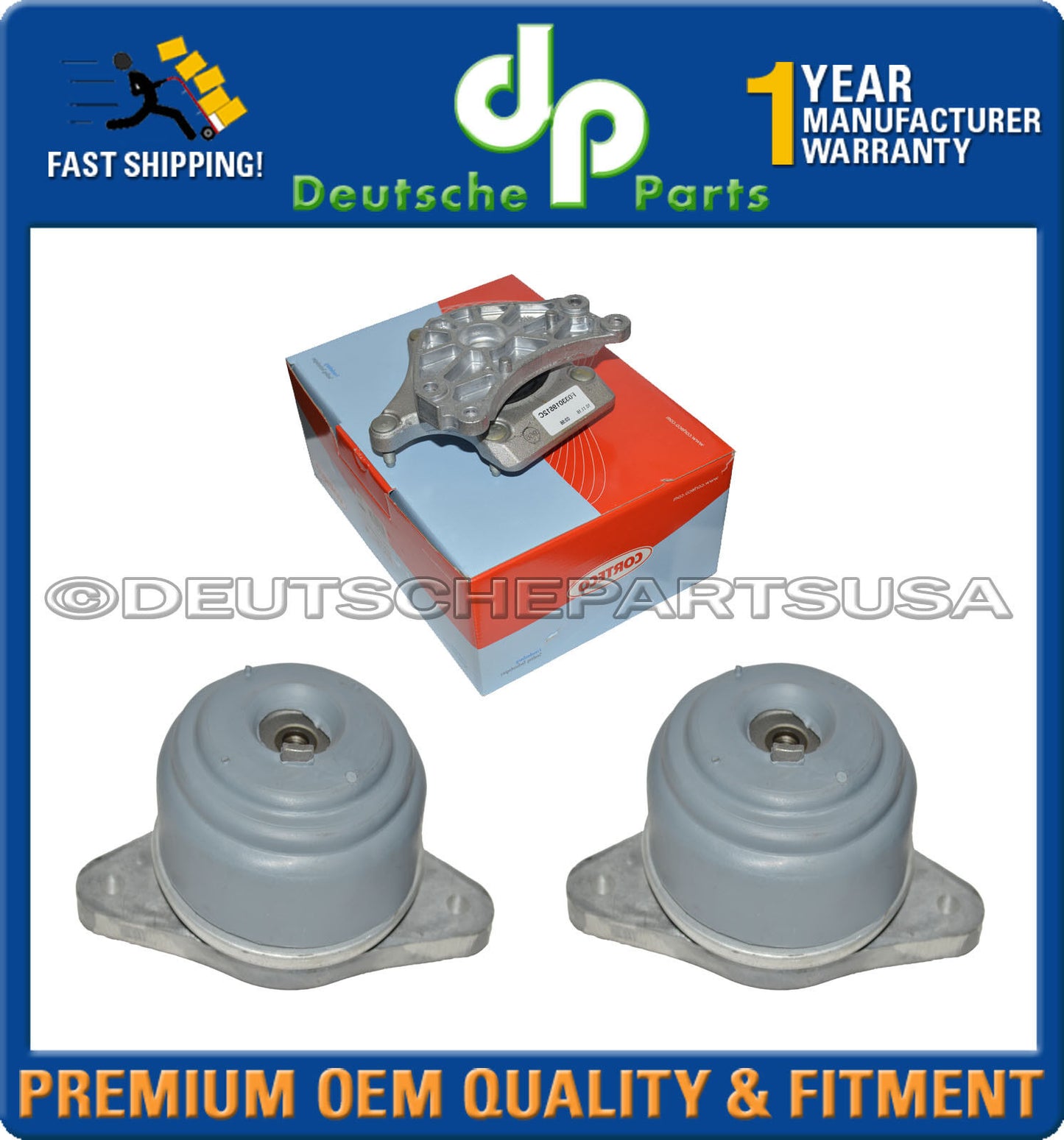 HYDRAULIC ENGINE MOTOR TRANSMISSION MOUNT MOUNTS for MERCEDES CL550 4Matic SET 3