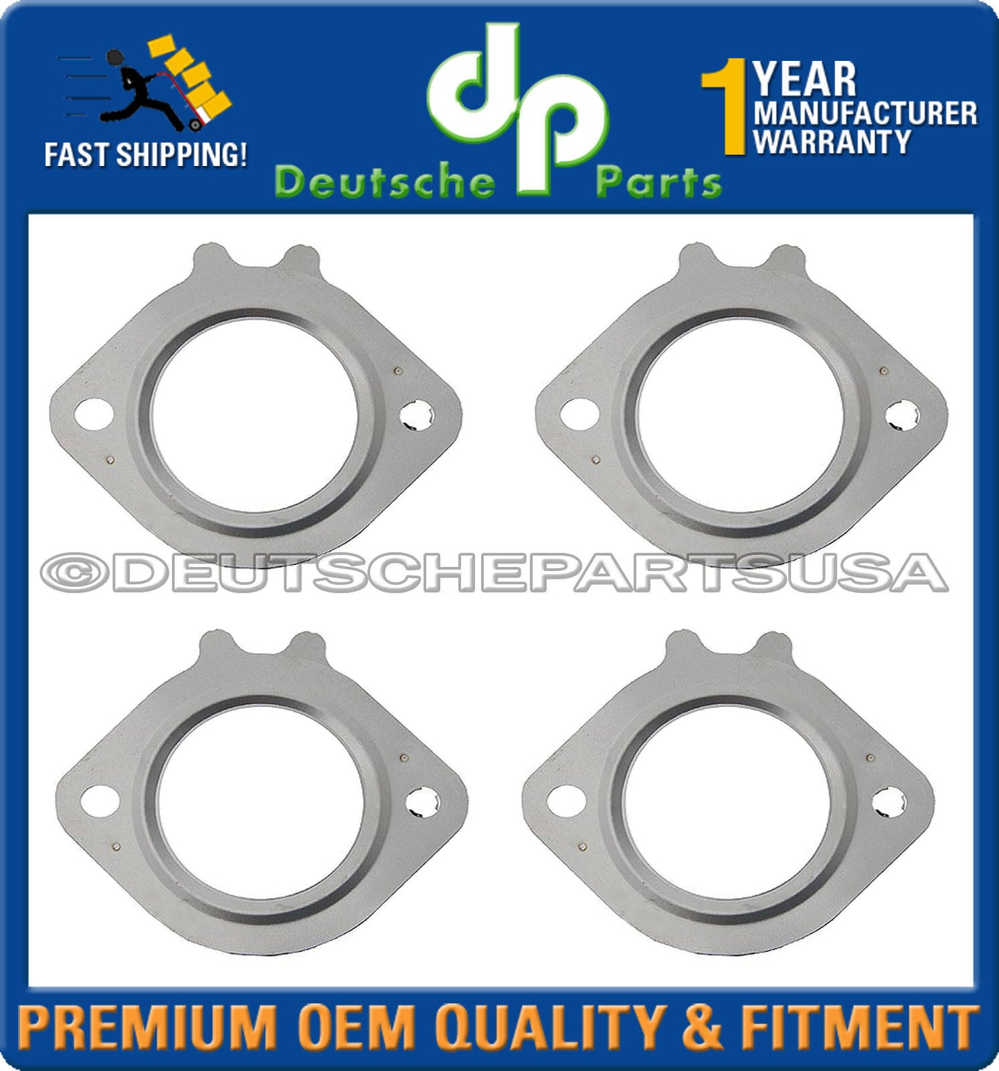 Mercedes w211 w220 w163 w463 r230 Exhaust Manifold Gasket 112 142 01 80 Set of 6