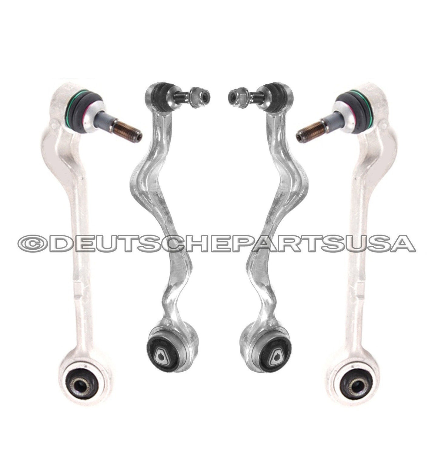 FRONT UPPER + LOWER CONTROL ARM ARMS BALL JOINT SET for BMW E82 E88 E90 E91 E92