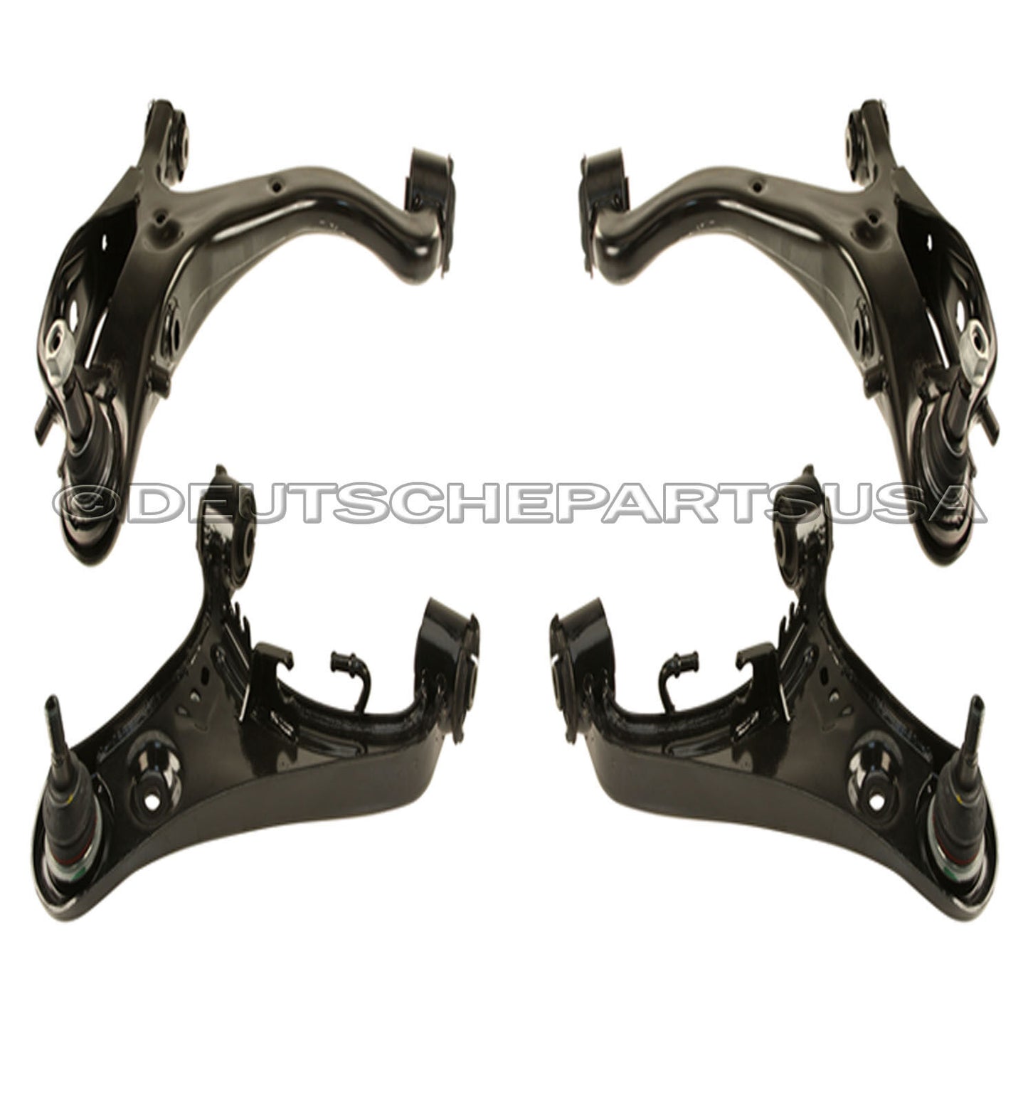 LAND ROVER LR3 FRONT + REAR CONTROL ARM ARMS BALL JOINT JOINTS KIT 6 L+R