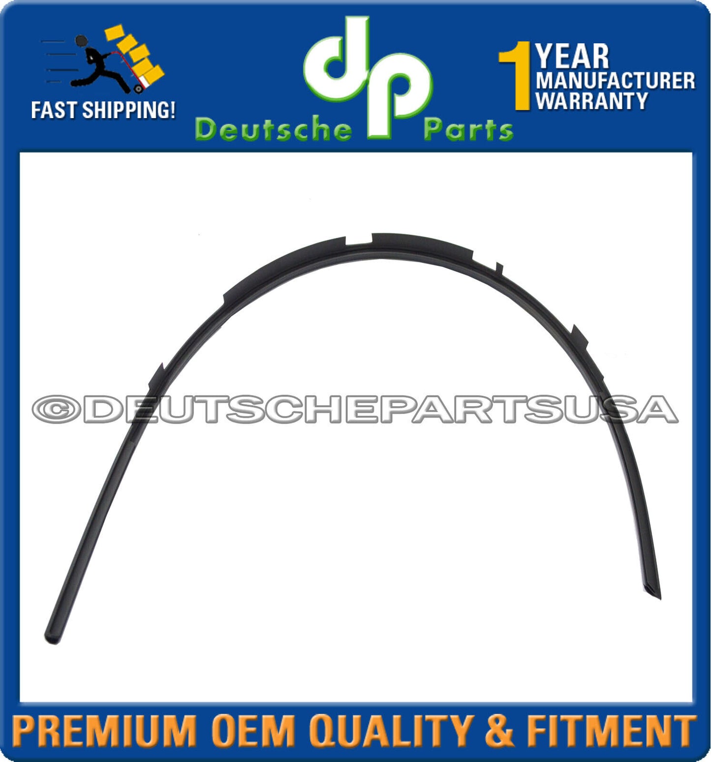 Porsche 911 912 930 Rear Center Bumper to Body Seal 911 503 085 05 91150308505