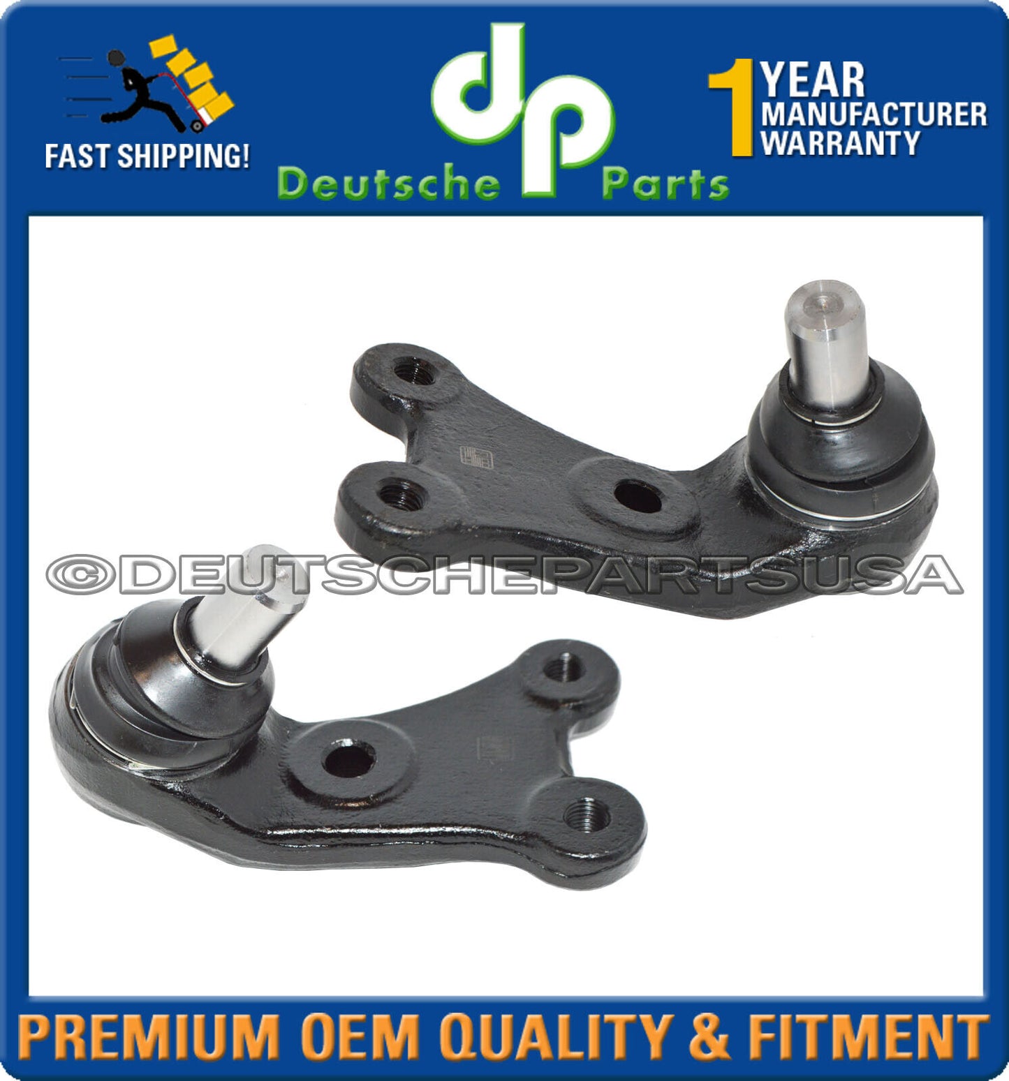 Mercedes 300E 300TE 4MATIC Control Arm Ball Joint L+R 1243330727 1243330827 Set