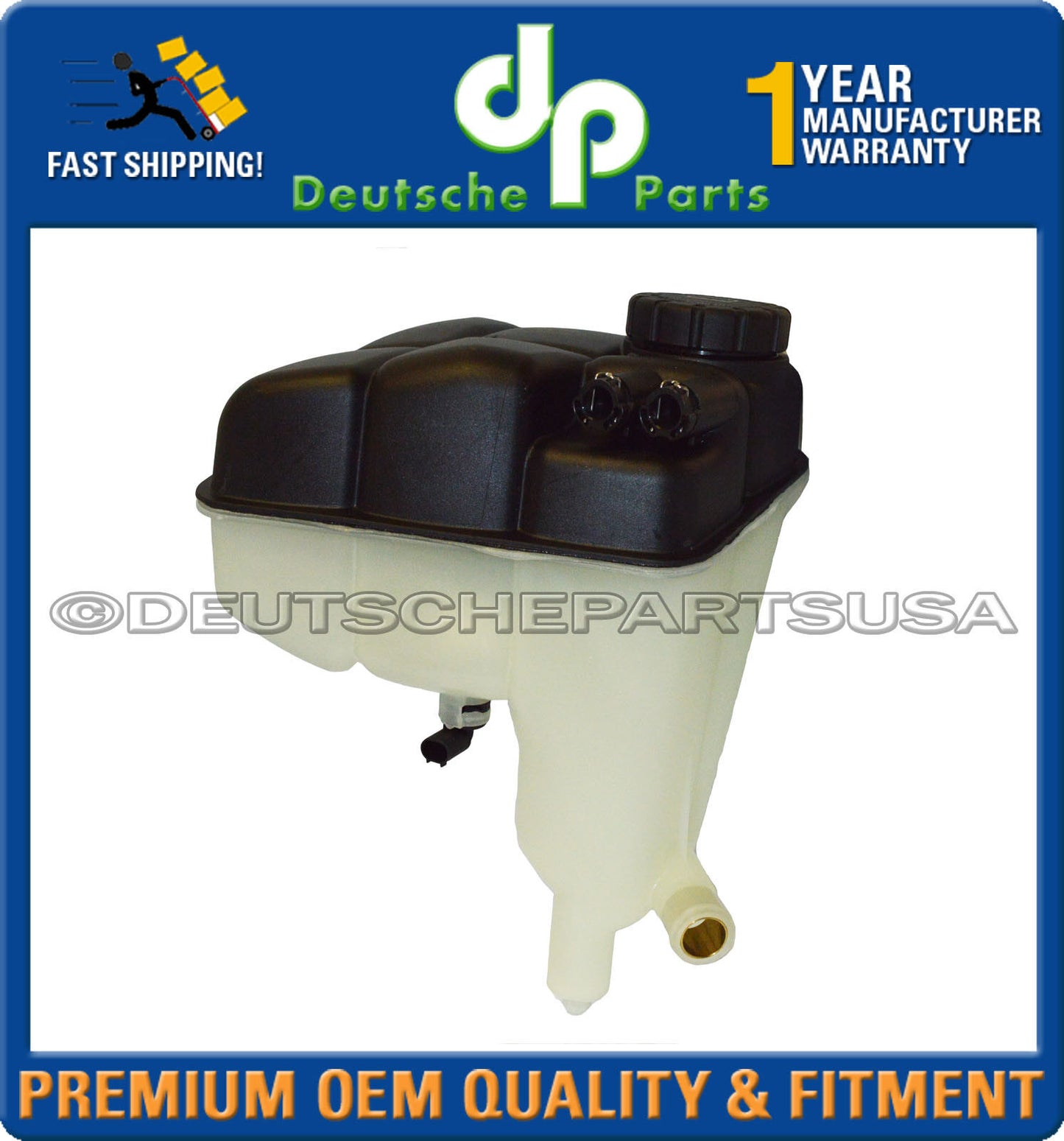 Mercedes-Benz R230 SL Coolant Expansion Tank + Cap + Sensor 2305000249 Set