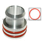 Porsche CAYENNE 4.5 V8 Coolant Hose Pipe Adapter Connector + 2 Seals 94810623000