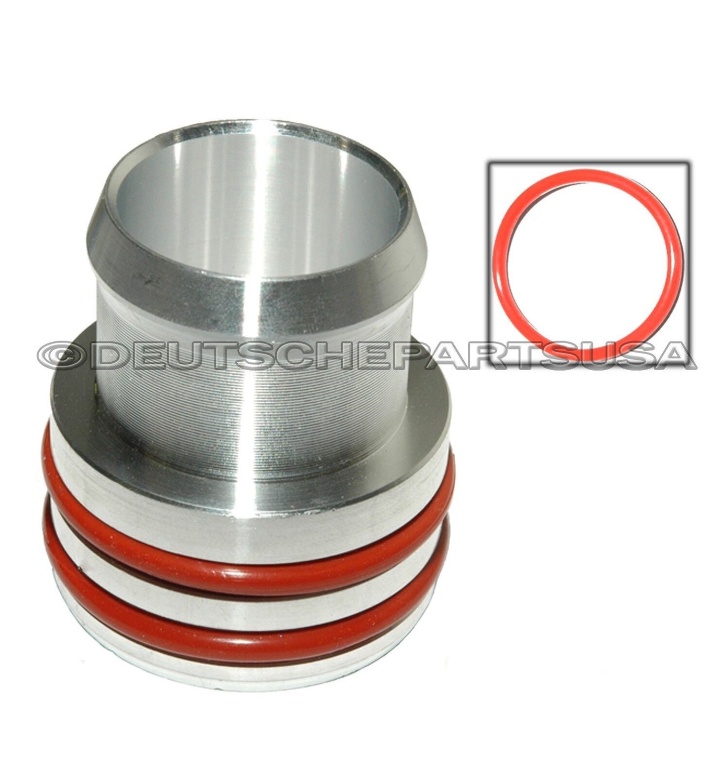 Porsche CAYENNE 4.5 V8 Coolant Hose Pipe Adapter Connector + 2 Seals 94810623000