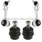 MERCEDES  W126 UPPER + LOWER CONTROL ARM BALL JOINT JOINTS BUSHINGS SET 8