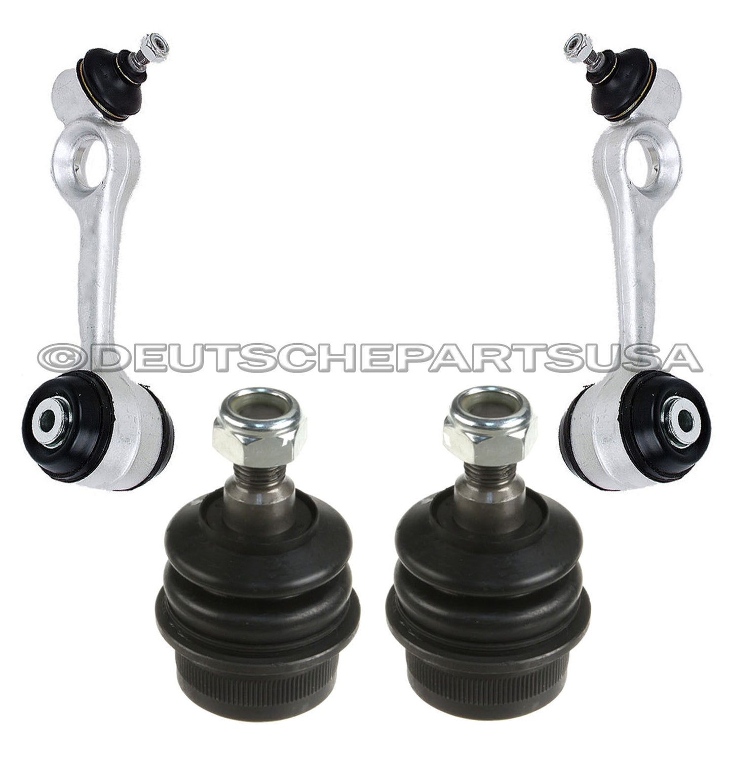MERCEDES  W126 UPPER + LOWER CONTROL ARM BALL JOINT JOINTS BUSHINGS SET 8