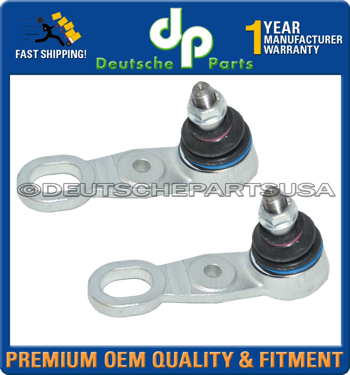 Porsche 911 964 FRONT REAR CONTROL ARM BALL JOINTS SWAY BAR LINKS L + R Set of 6