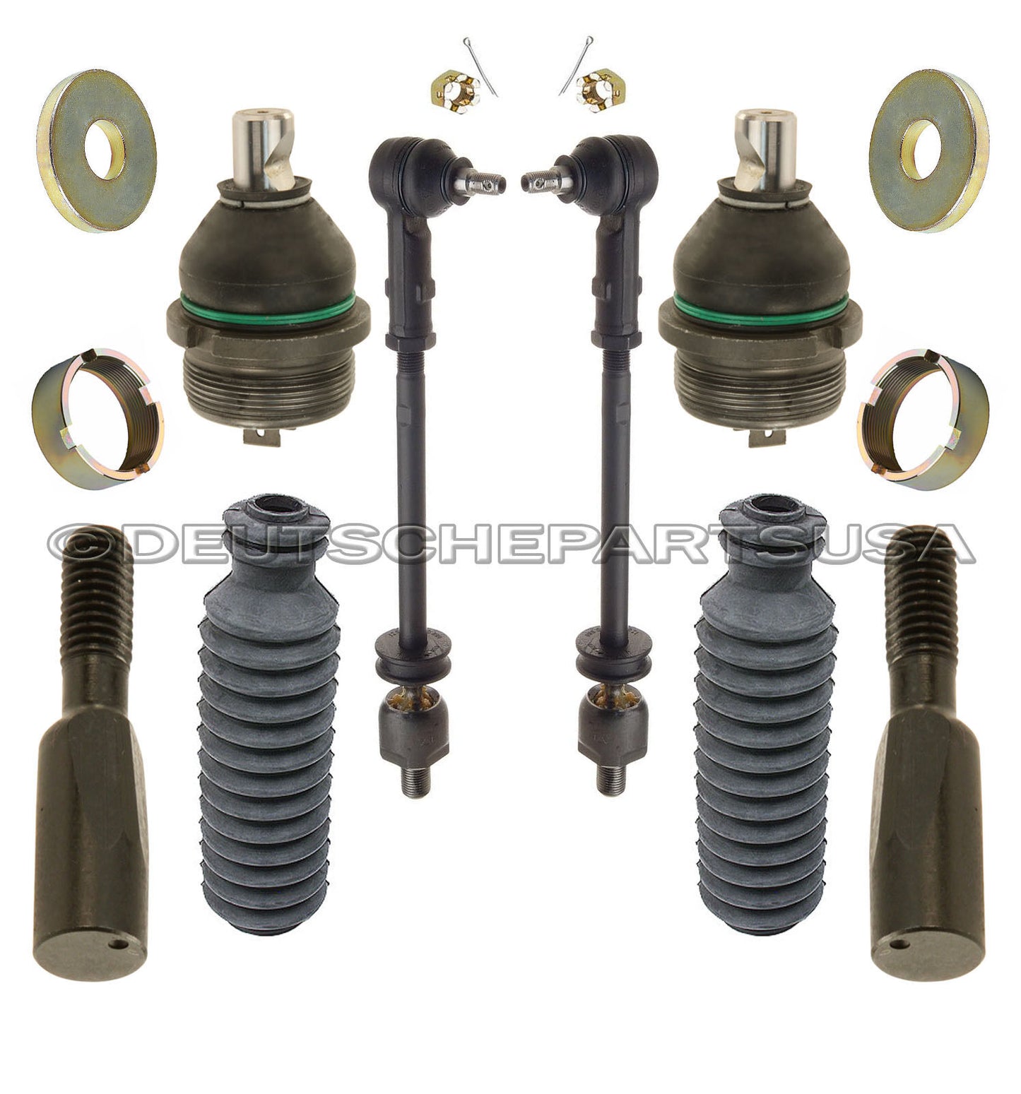 Porsche 911 930 TURBO TIE ROD KIT STEERING Tie Rod Rods Rack Ball Joint JOINTS