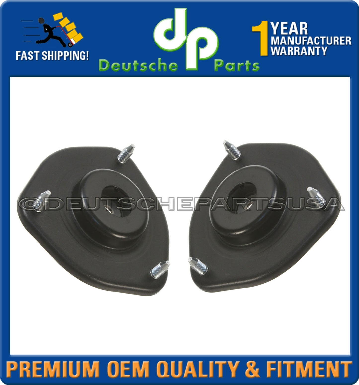 VOLVO S40 V40 FRONT UPPER HEAVY DUTY Strut Shock Mount Mounts 30616824 SET 2