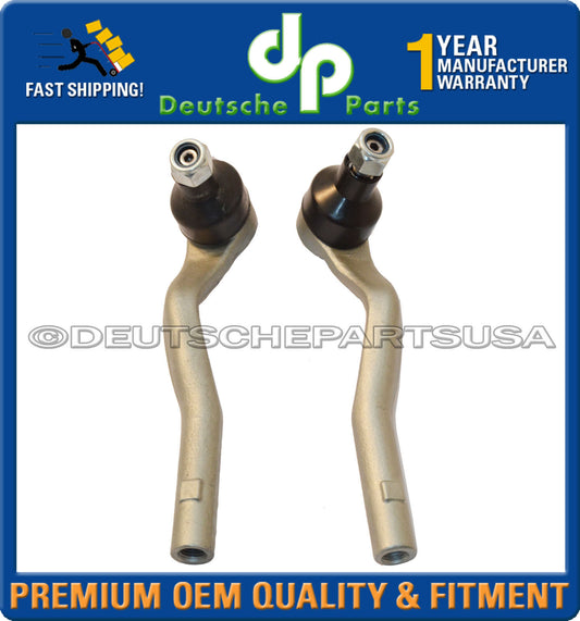 Mercedes W212 E250 E350 E550 4Matic Left + Right Outer Tie Rod Ends Set of 2