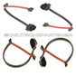 AUDI Q7 VW TOUAREG FRONT REAR BRAKE PAD WEAR SENSORS INDICATORS LEFT RIGHT SET 4