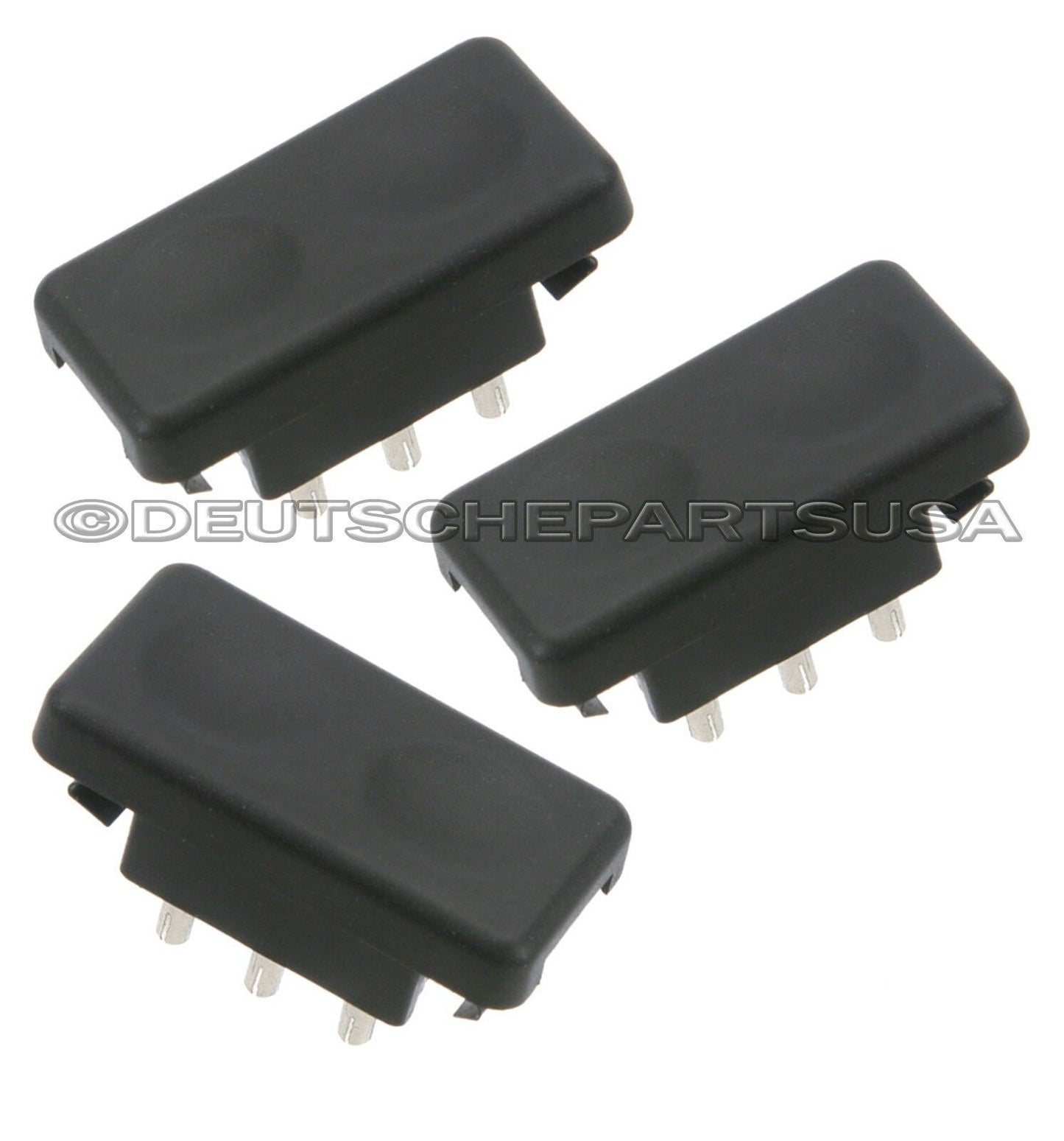 PORSCHE 924 944 POWER WINDOW TIP SWITCH BLACK 477 959 622 01C 477959622 SET 3