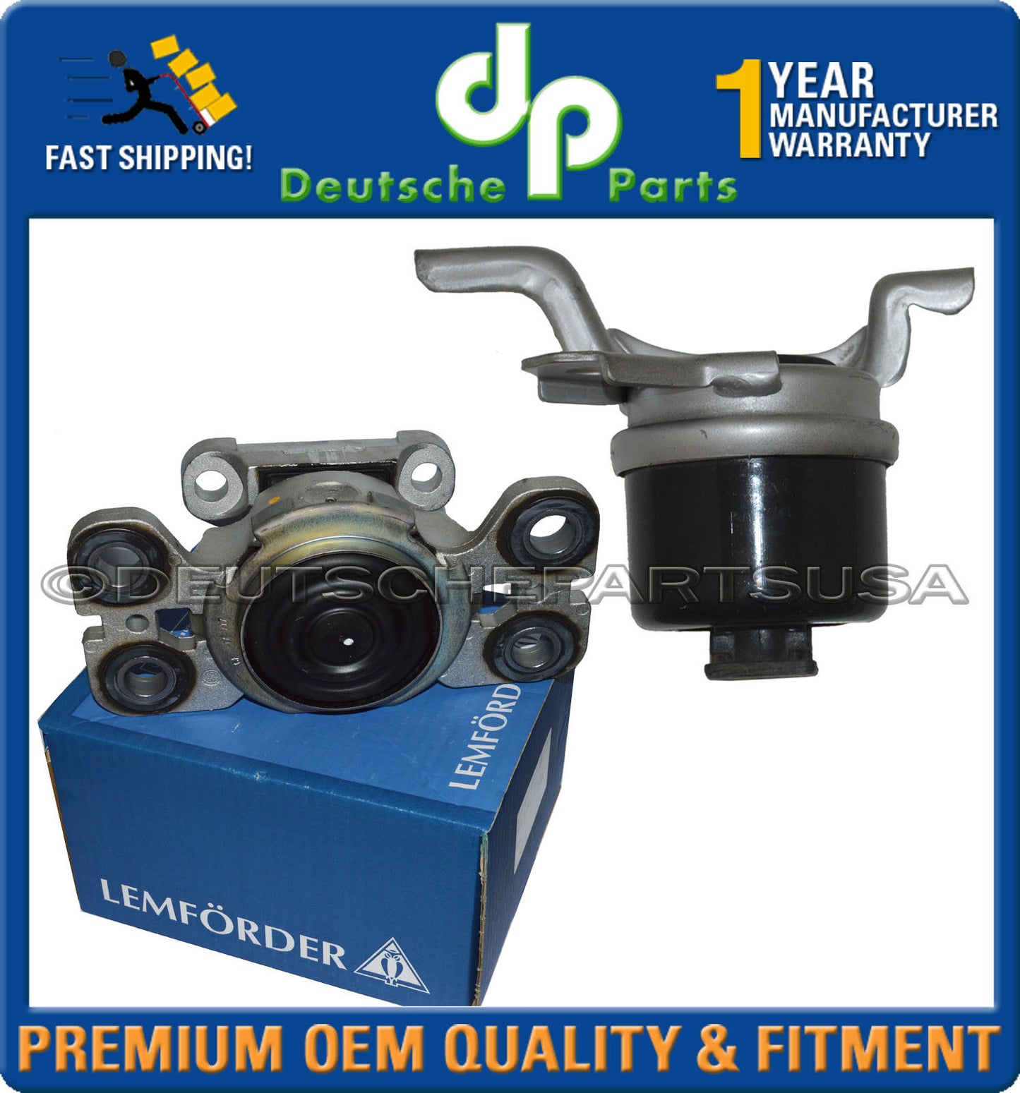 HYDRAULIC OIL FILLED ENGINE MOTOR MOUNT L+R S60 V60 XC70 XC60 2.5 31316875 Set 2