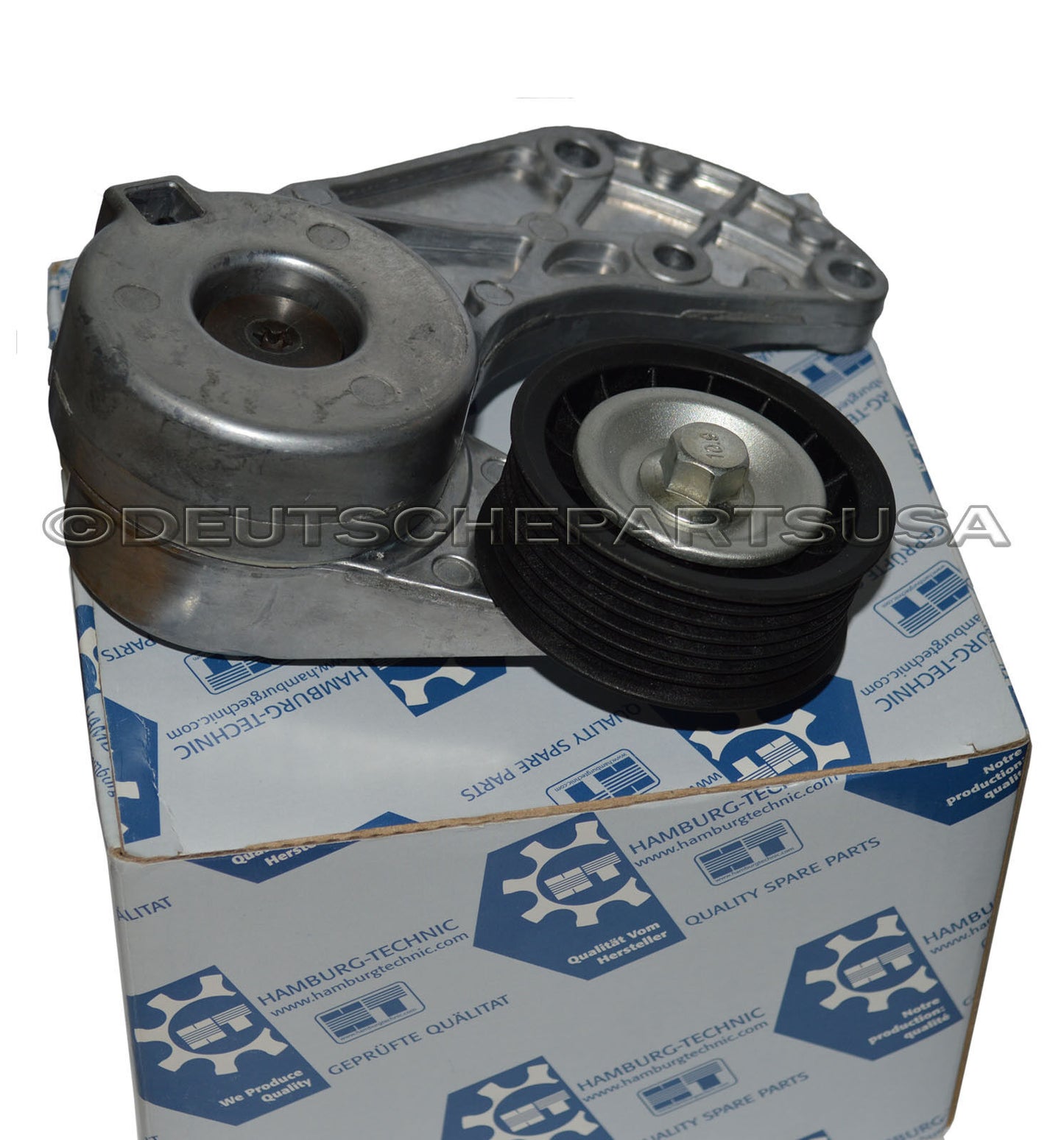 PORSCHE Cayenne Acc. Belt Tensioner Assy. with Roller 95510236100