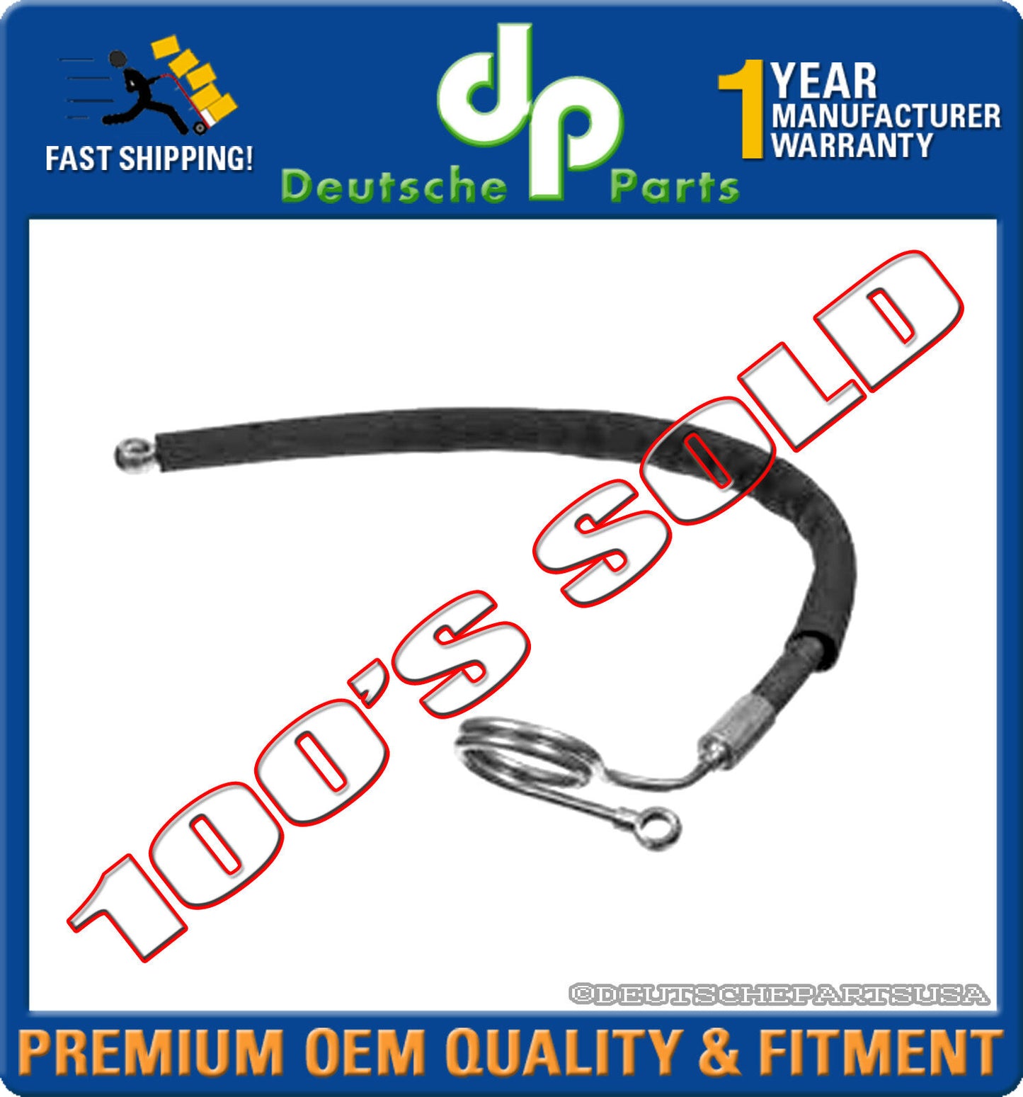 AUDI A4 VW PASSAT 1.8L 1.8 T POWER STEERING PUMP HOSE 8D1422893AL 8D1 422 893AL