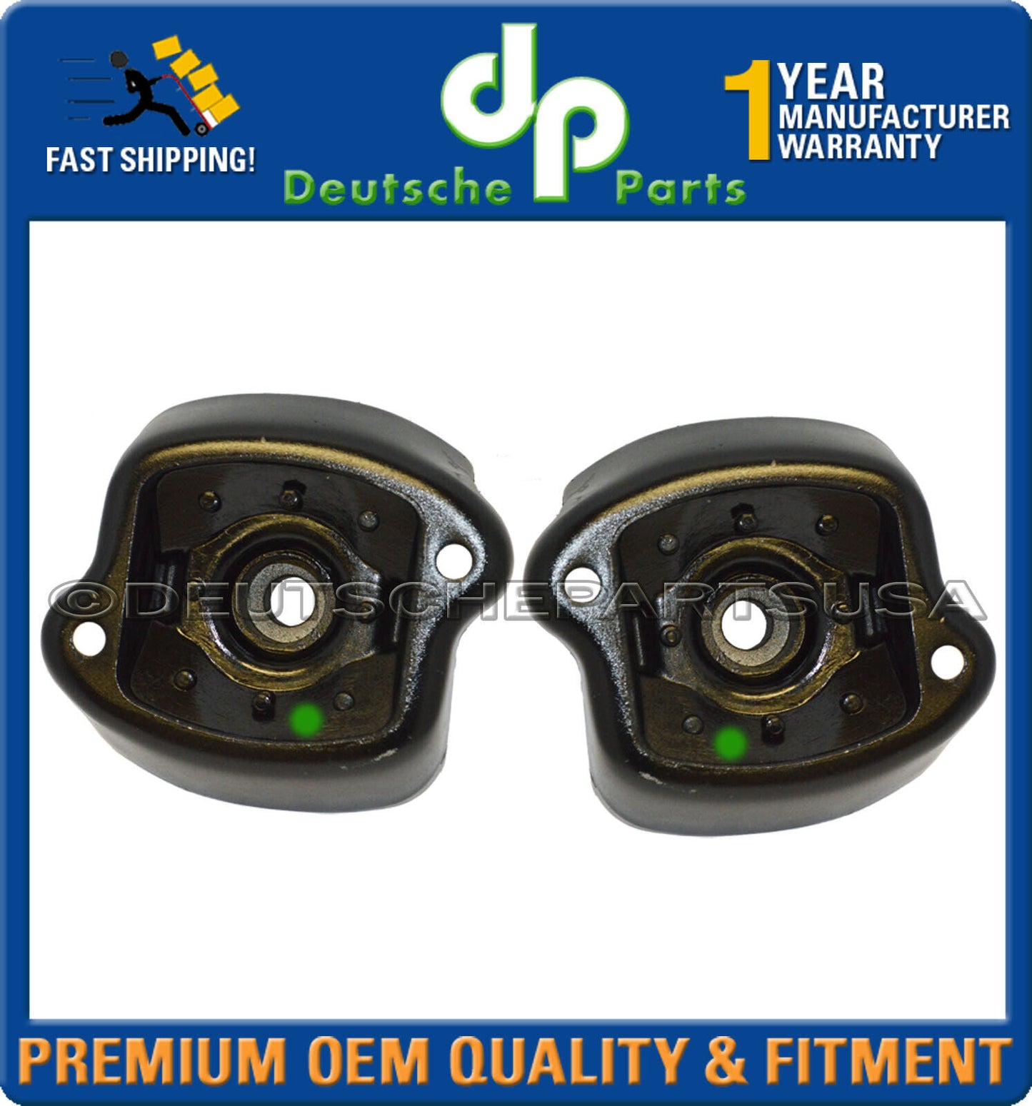 Mercedes R107 300SL 280SL Engine Motor Mount Mounts 1072412513 LEFT+ RIGHT SET