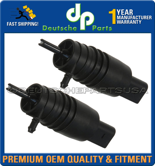 Windshield Washer Pump Pumps OEM # 67128362154 for BMW E36 E53 E83 Set of 2