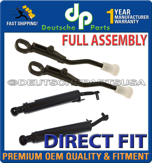 Porsche 986 Boxster Convertible Top Push Rod Transmission Pivot L + R  Set of 4