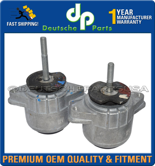 Porsche Panamera Engine Motor Mount LH + RH Side 94637505722 94637505822 Set 2