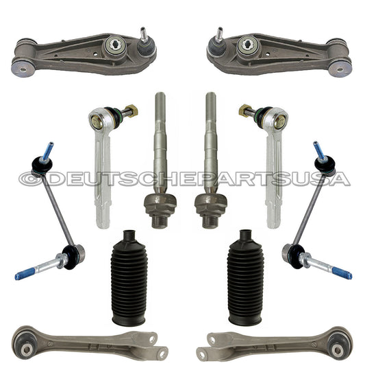 PORSCHE CAYMAN BOXSTER 987 Control Arm Arms Ball Joint Sway Bar Link Rod KIT 12