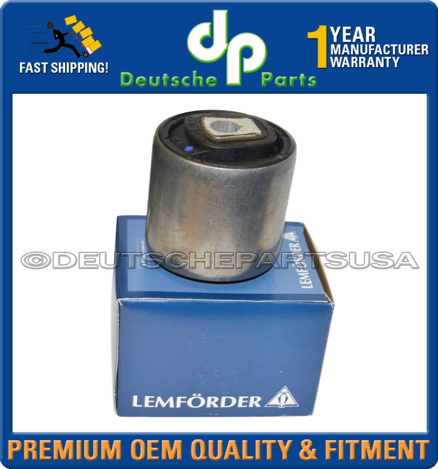 BMW Bushing for Front Control Arm Tension Strut Left / Right 31126777653
