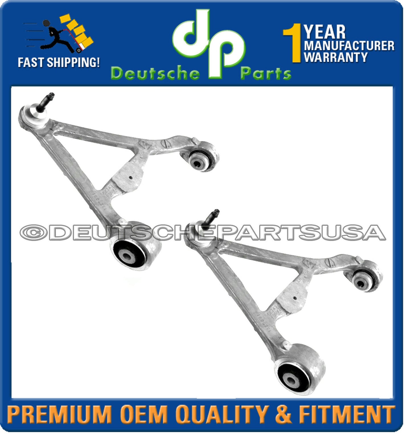 JAGUAR S TYPE XK XKR XF XJ UPPER REAR CONTROL ARM ARMS BALL JOINT JOINTS SET 2