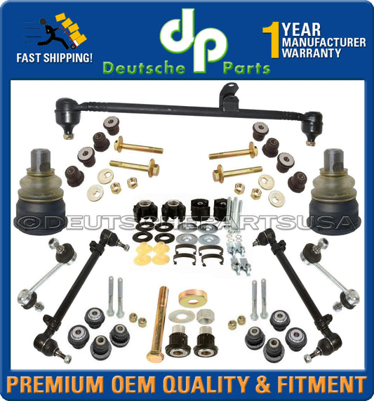 Mercedes R107 Control Arm Ball Joints Tie Rod Sway Bar Bushing SUSPENSION KIT 13