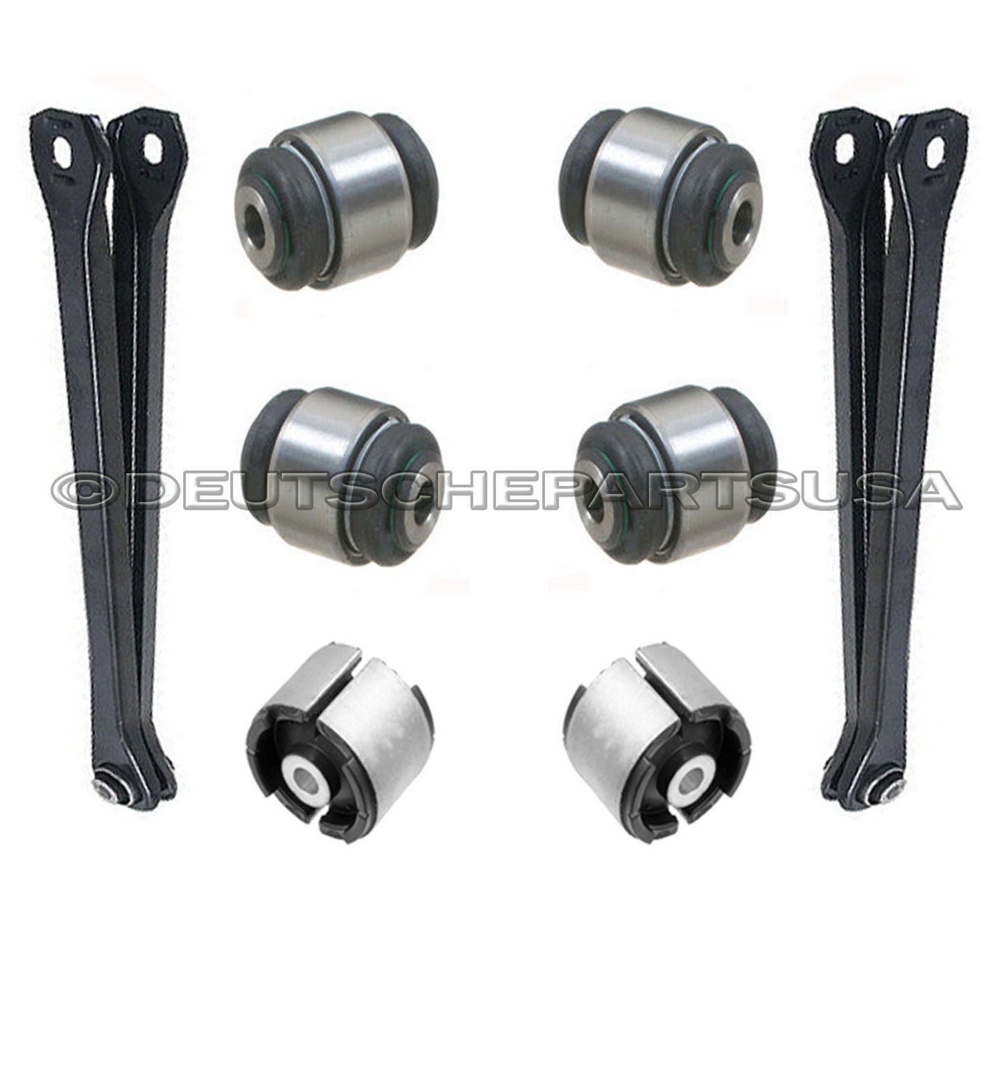 REAR AXLE TRAILING CONTROL ARM ARMS BUSHINGS BALL JOINTS for BMW E36 E46 M3 -8pc