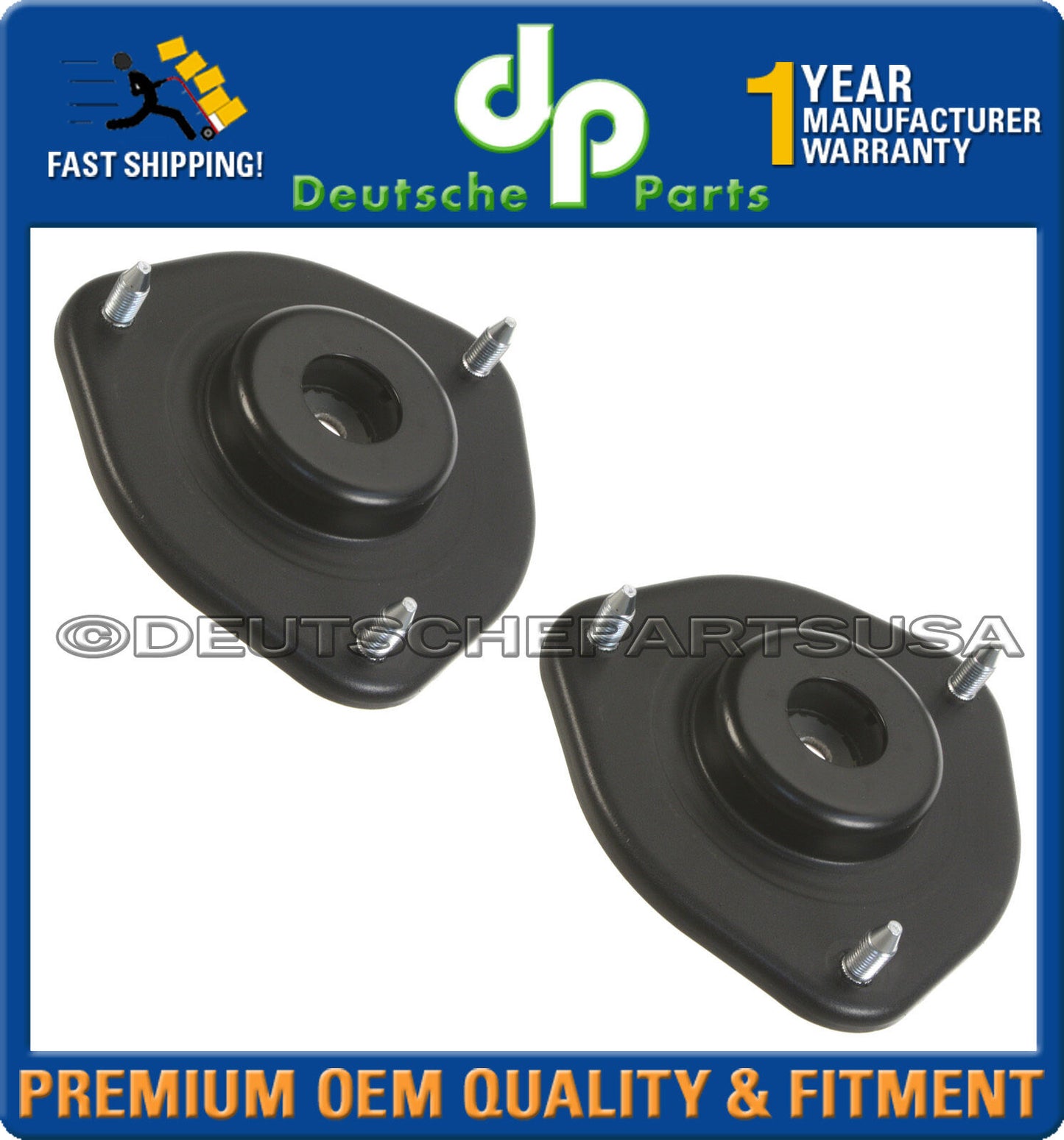 VOLVO S40 V40 FRONT UPPER HEAVY DUTY Strut Shock Mount Mounts 30616824 SET 2