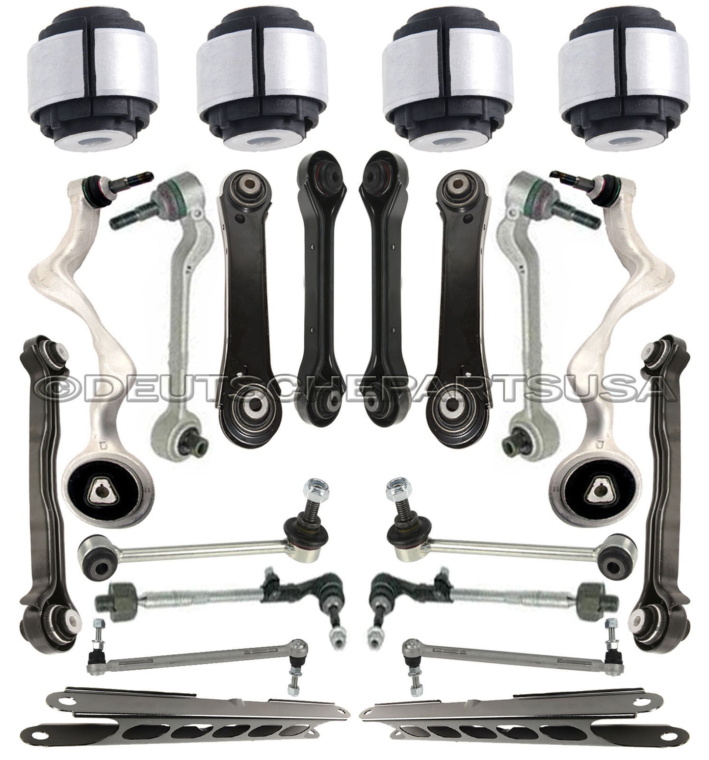 FRONT REAR CONTROL ARMS BALL JOINTS TIE RODS Suspension for BMW E90 325I KIT 22