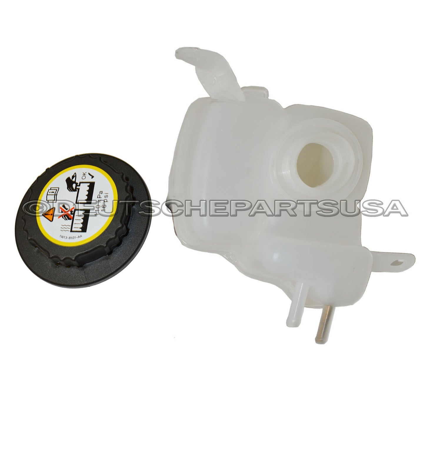 Radiator Coolant Overflow EXPANSION Tank Reservoir + CAP for JAGUAR S TYPE SET 2