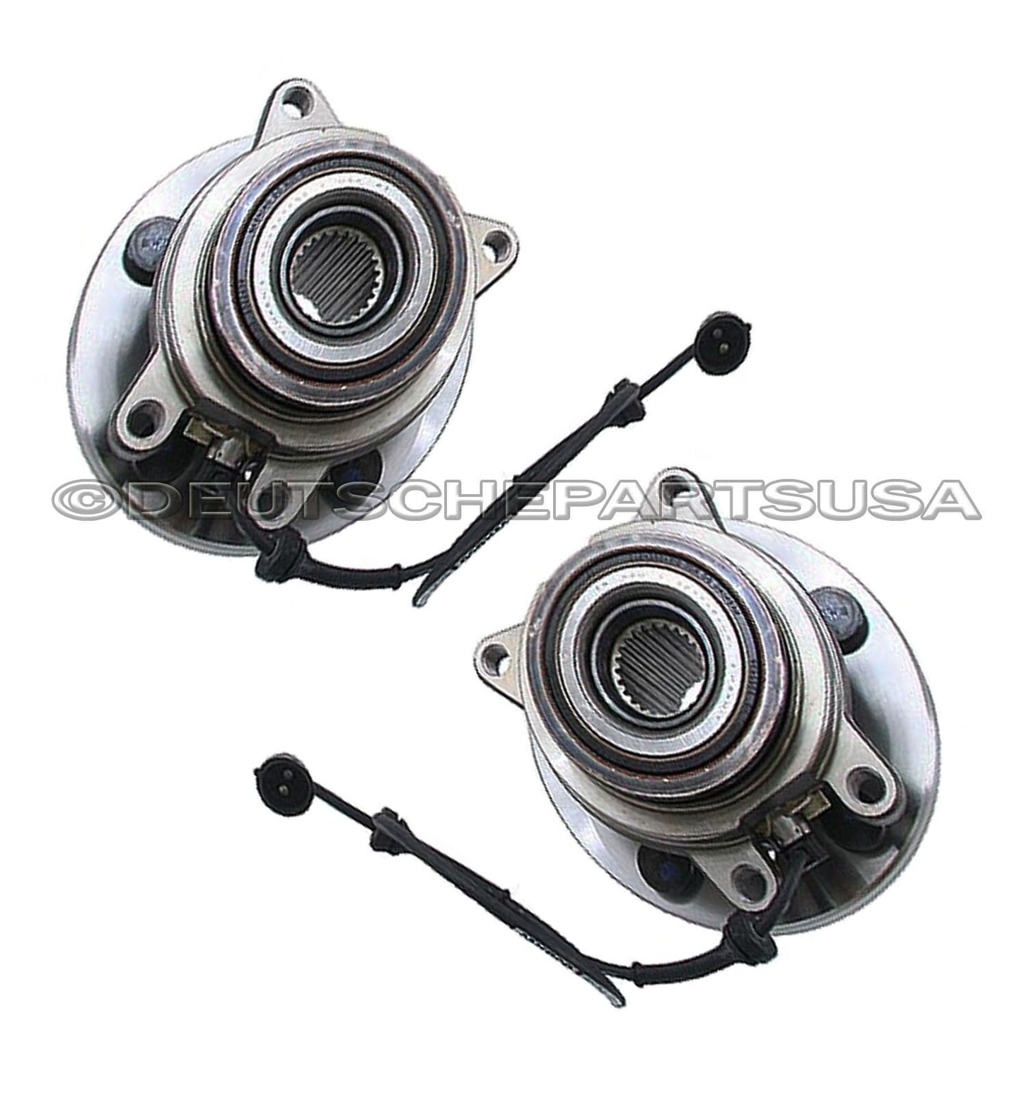 LAND ROVER DISCOVERY REAR WHEEL HUBS BEARINGS ASSEMBLY + SENSOR TAY100050 SET 2