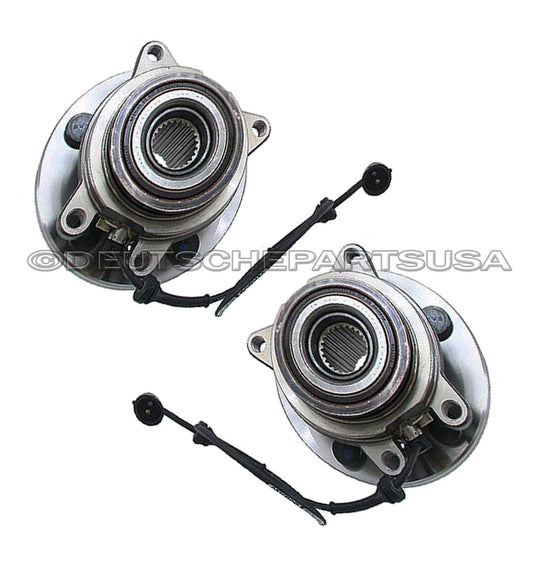 LAND ROVER DISCOVERY REAR WHEEL HUBS BEARINGS ASSEMBLY + SENSOR TAY100050 SET 2