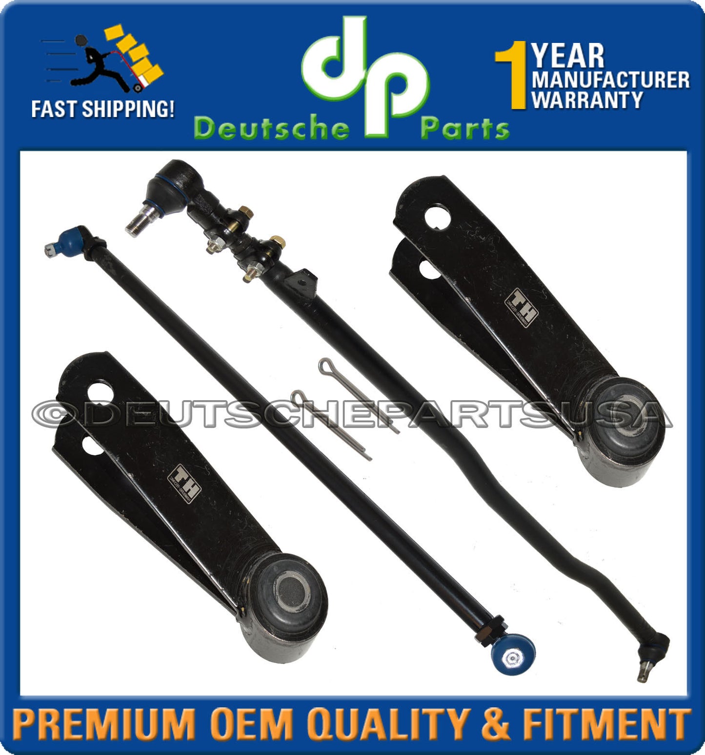 MERCEDES W463 G500 G550 DRAG LINK TIE ROD ASSEMBLY + Stabilizer Sway Bar Link -4
