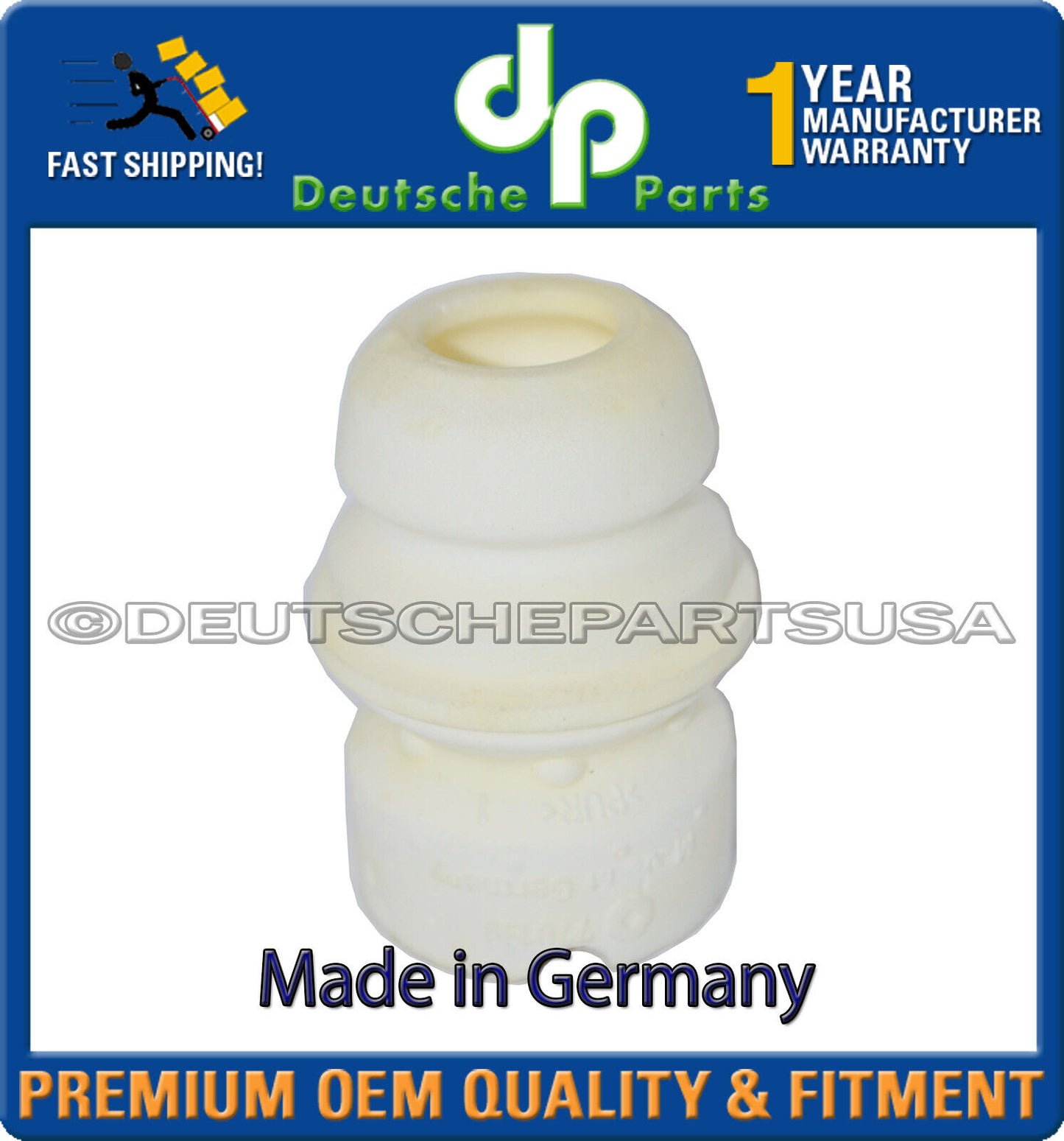 BMW E46 Front Suspension Strut Bump Stop 31336750892 x 2 OEM - MADE IN GERMANY