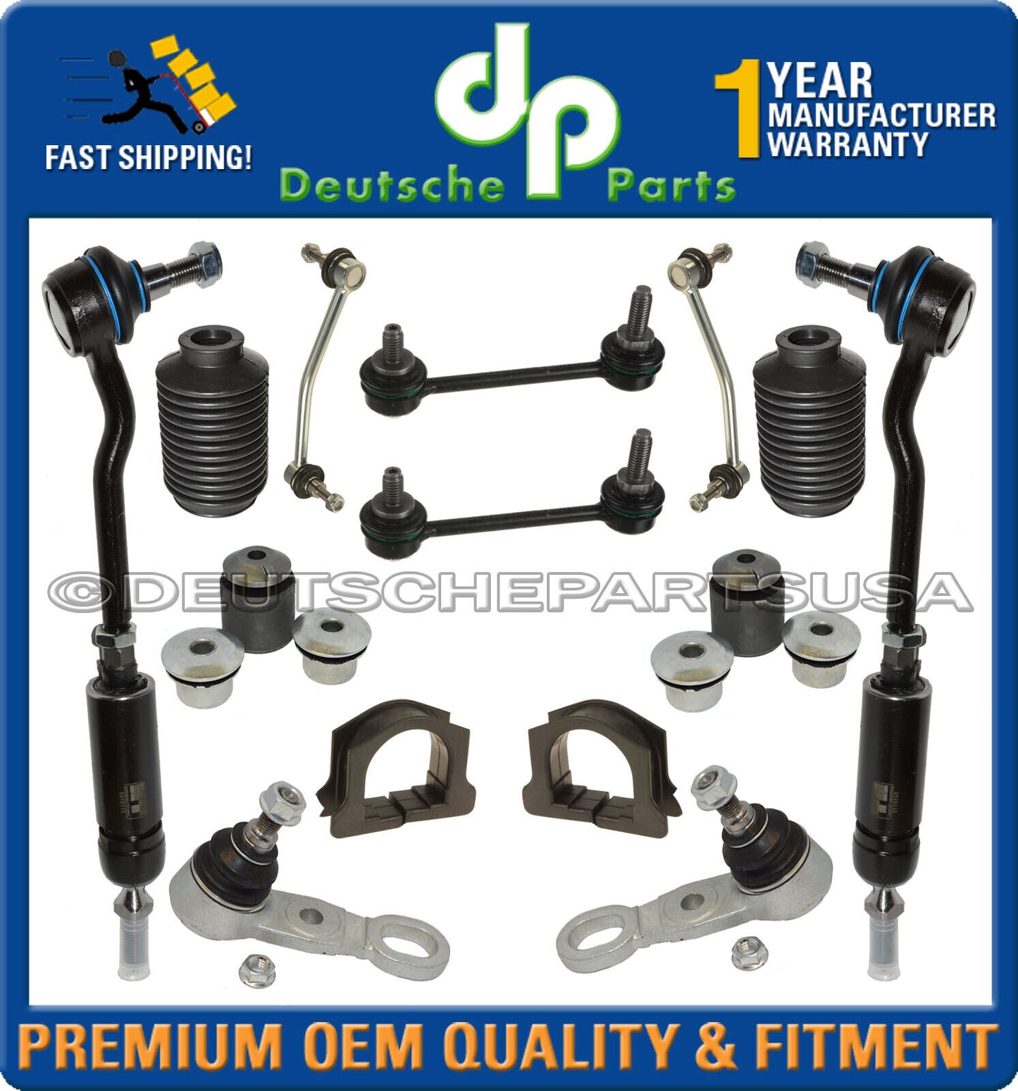 Porsche 993 911 STEERING Tie Rod Rods Ball Joint Control Arm Arms Suspension 18