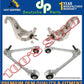 LINCOLN LS V6 V8 UPPER + LOWER STEERING KNUCKLE + CONTROL ARMS BALL JOINT 03-06