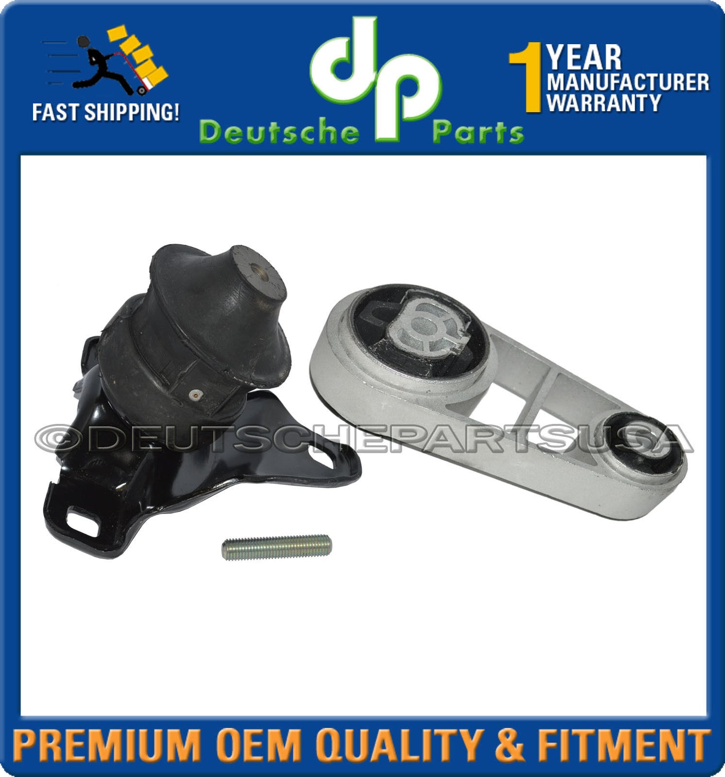 JAGUAR X-Type Engine Mount + Bolt Torque Rod C2S46677 C2S38951 Set of 3