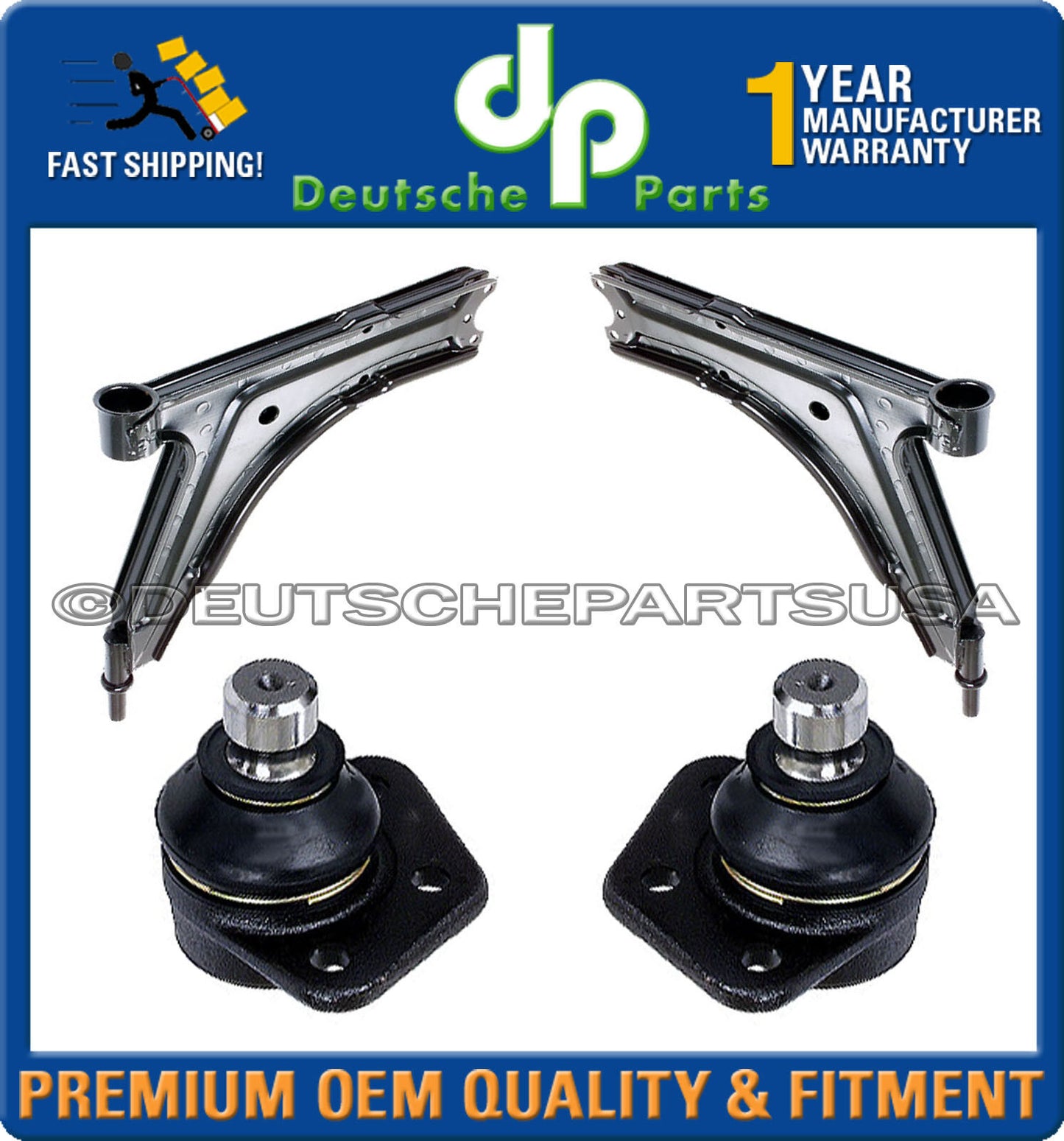 PORSCHE 924 944 & S MANUAL STEERING Control Arm Arms Ball Joint Joints Tie Rods