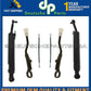 Porsche 986 Boxster Convertible Top Push Rod Tension Cable Gear L+R Set of 10