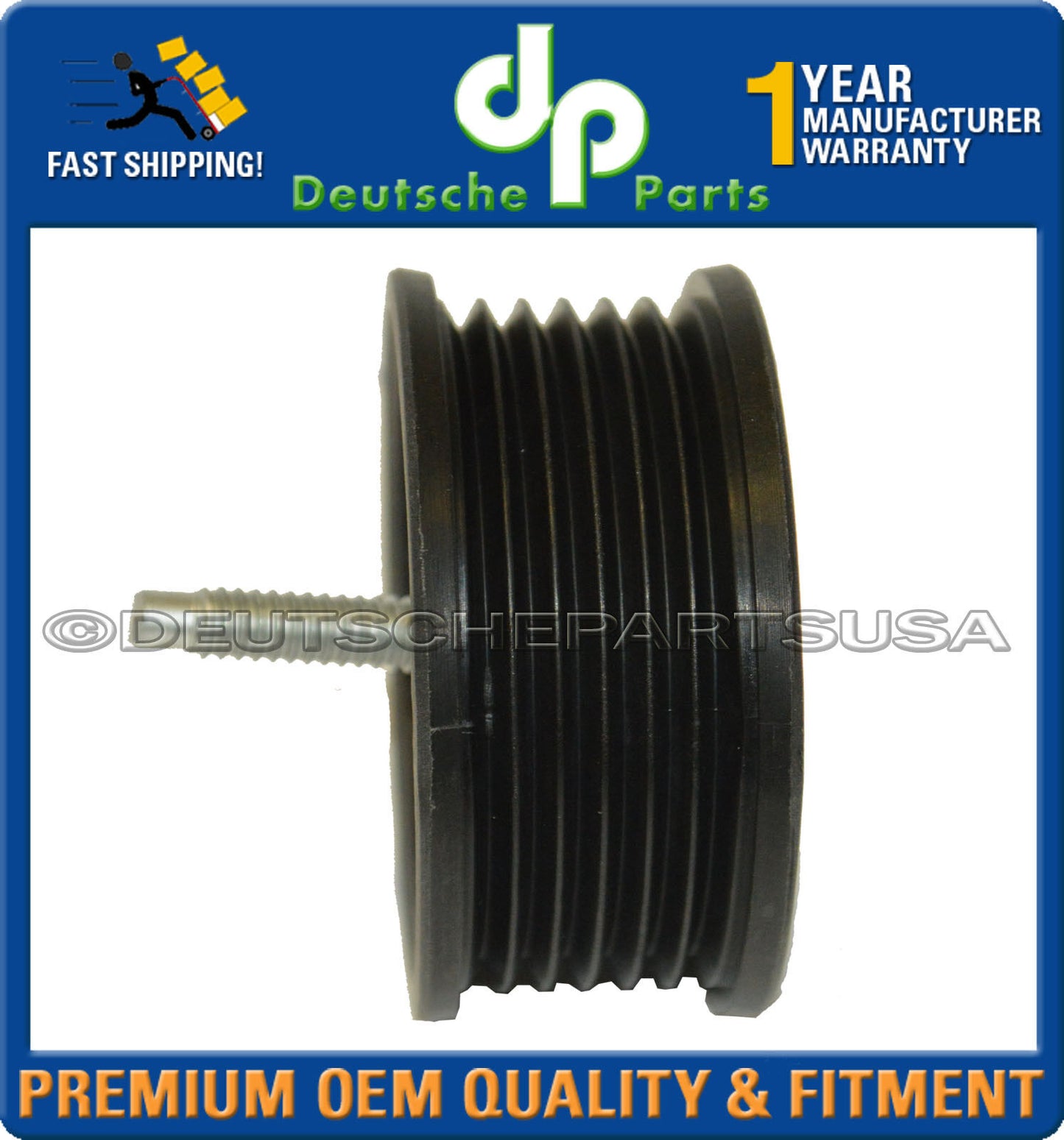 LAND ROVER LR4 RANGE ROVER SPORT DRIVE BELT IDLER PULLEY 90MM LR035544