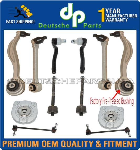 FRONT UPPER + LOWER CONTROL ARM ARMS STRUT MOUNTS MERCEDES GLK SUSPENSION KIT 14