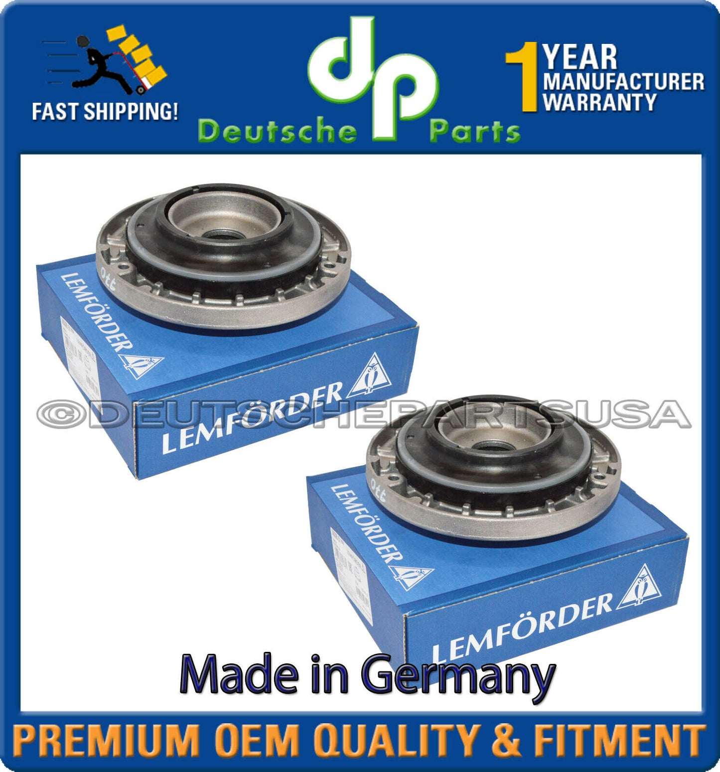 Front Strut Mount for BMW F25 F26 X2 X3 X4 31 30 6 852 158 SET LEMFORDER OEM