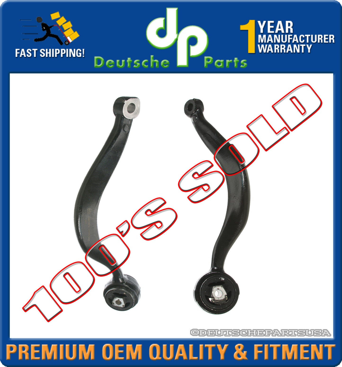 FRONT UPPER CONTROL ARM TENSION STRUT 31126769717 + 31126769718 SET for BMW E53
