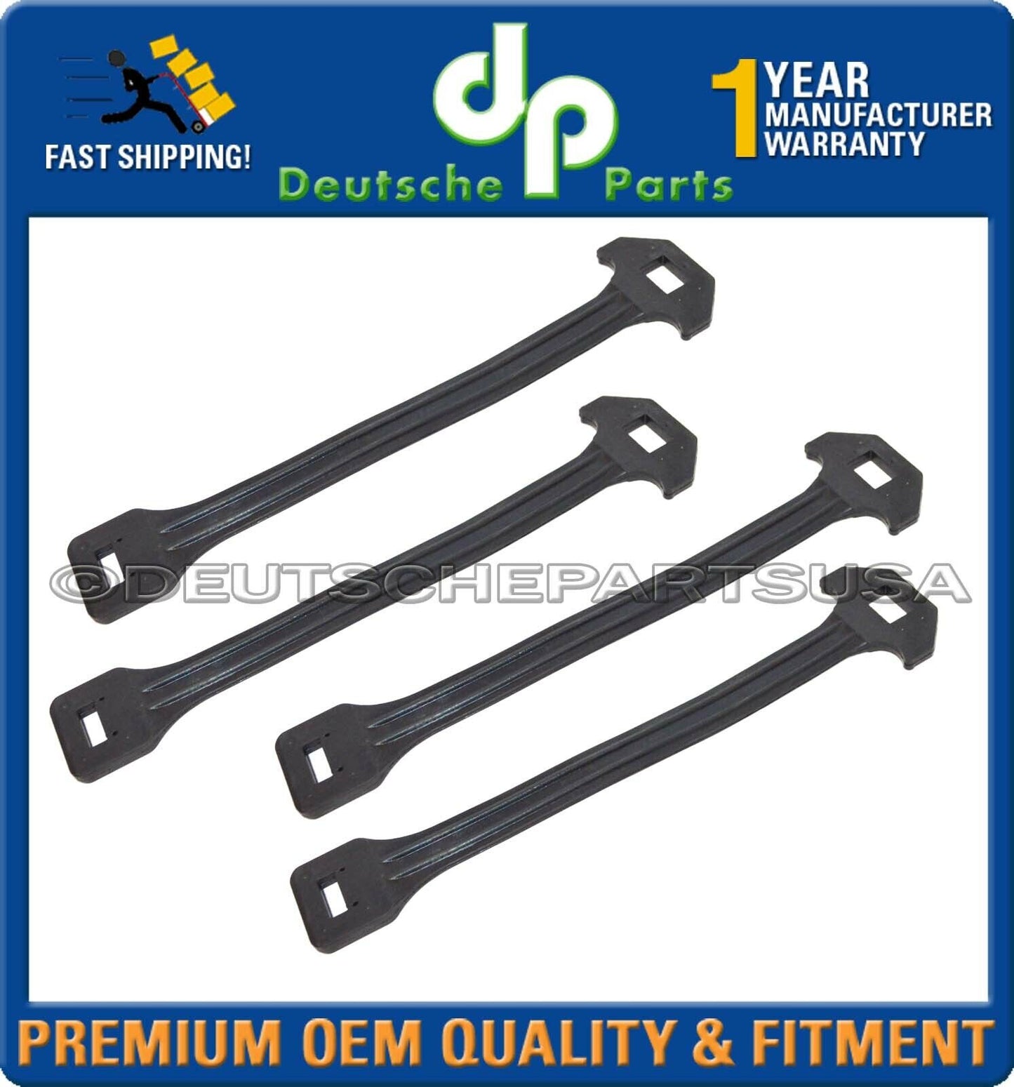 Porsche 928 Air Filter Housing Strap 928 110 363 01 92811036301 Set of 4