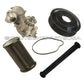 WATER PUMP + PULLEY + 2 Water Pipe to Engine Block / Alternator Housing for BMW
