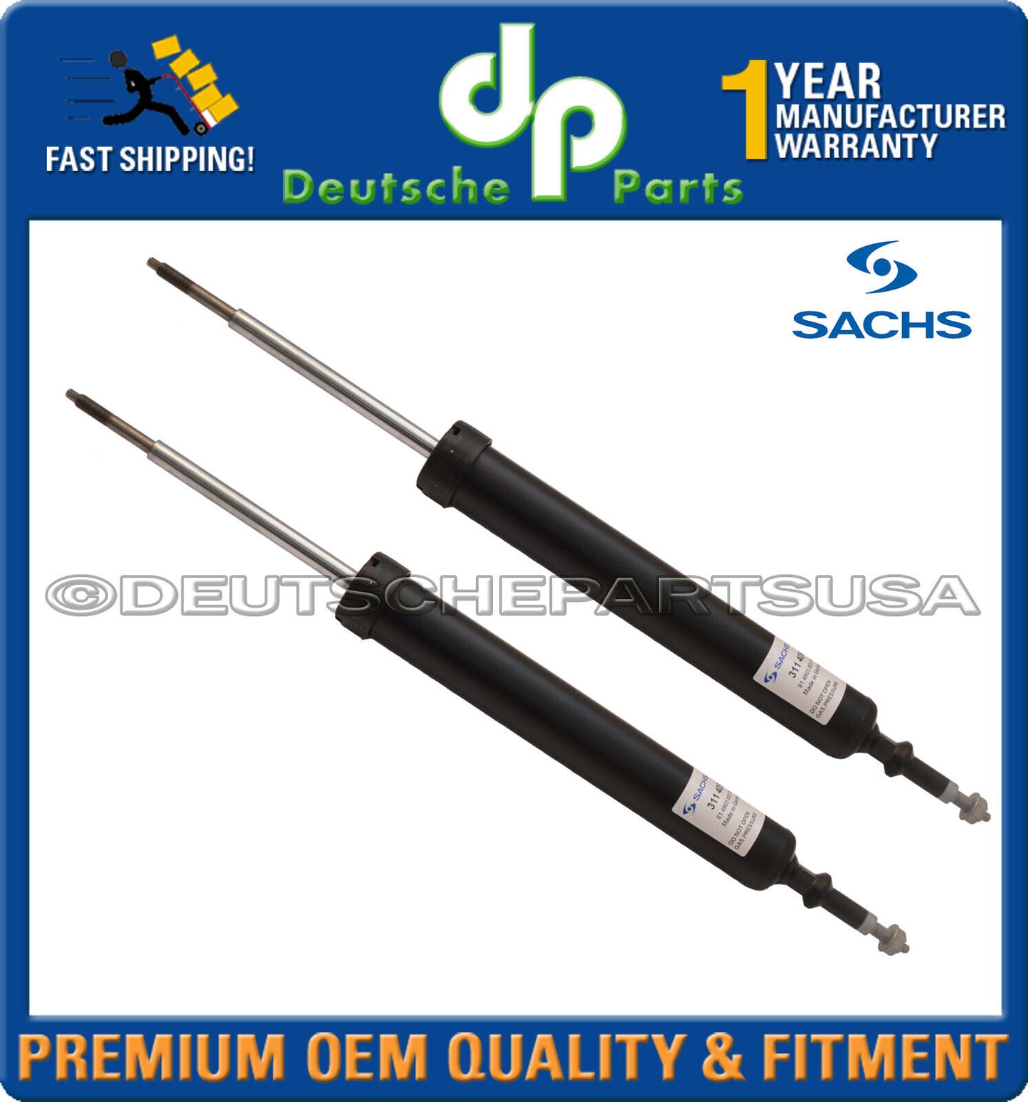 For BMW E90 3-Series Struts Shocks Upper Lower Mount Suspension Kit BILSTEIN OEM