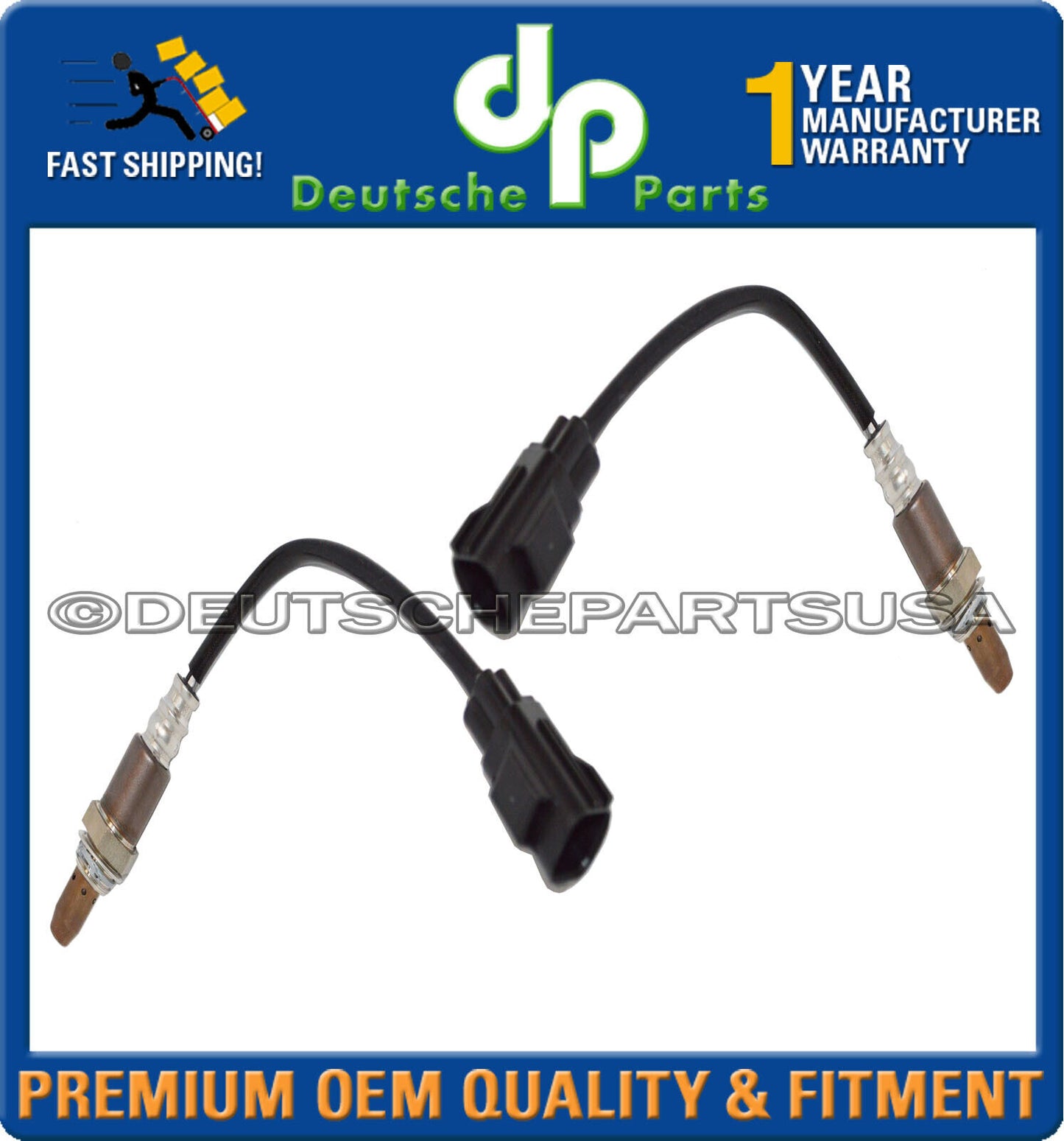 Land Rover LR4 Range Rover Sport Oxygen Sensor Front Upstream L+R LR011710 Set 2
