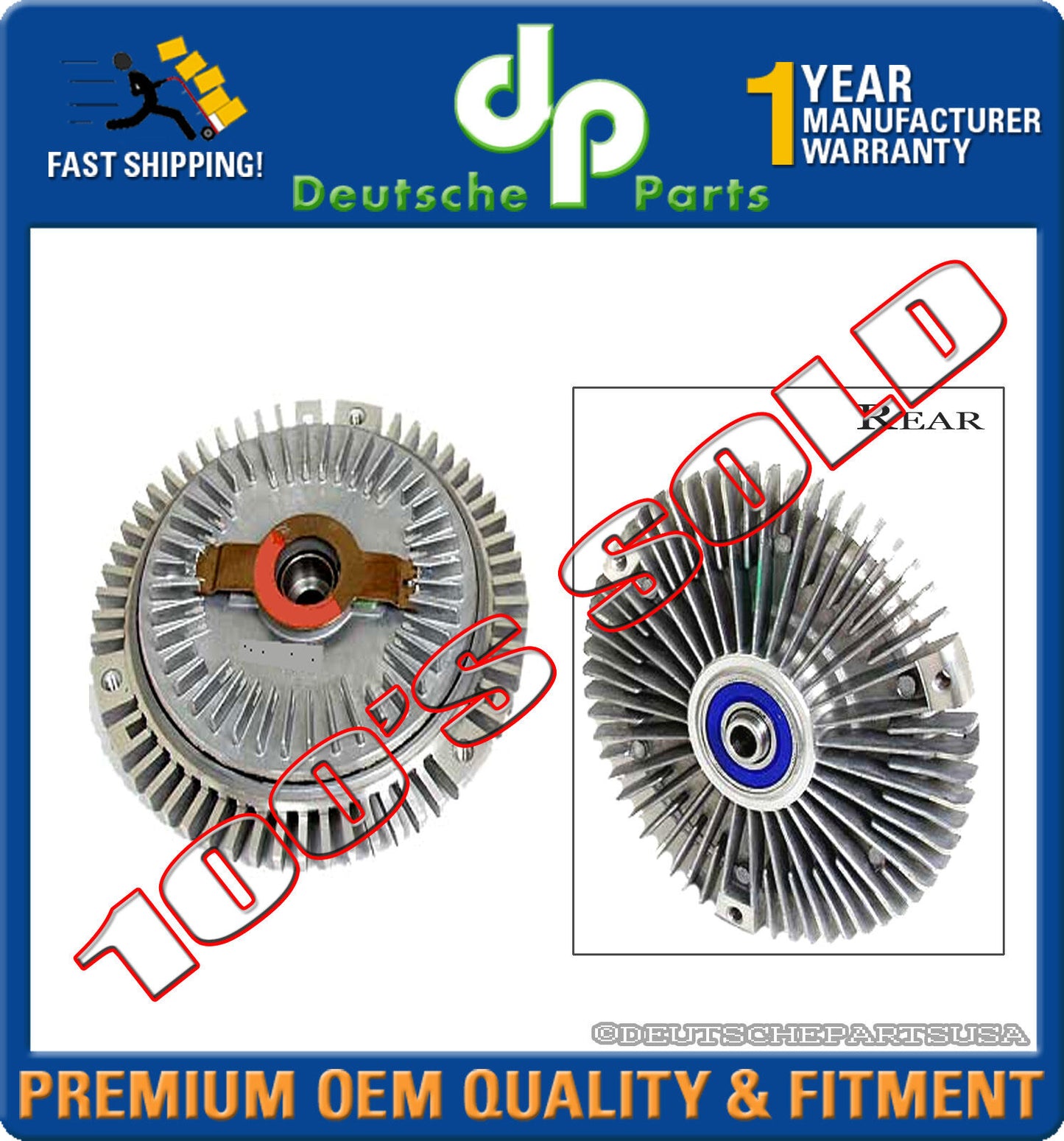 MERCEDES W124 W126 260E 300E 300TE E320 300 FAN CLUTCH  1032000422